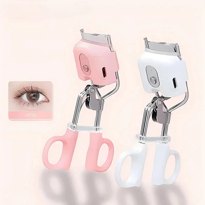 1PC Lady Heating Electric Eyelash Curler Cosmetic Makeup Tools Clip Lash Curler Lasting Lash Lift Eyelashes Makeup Beauty Tool