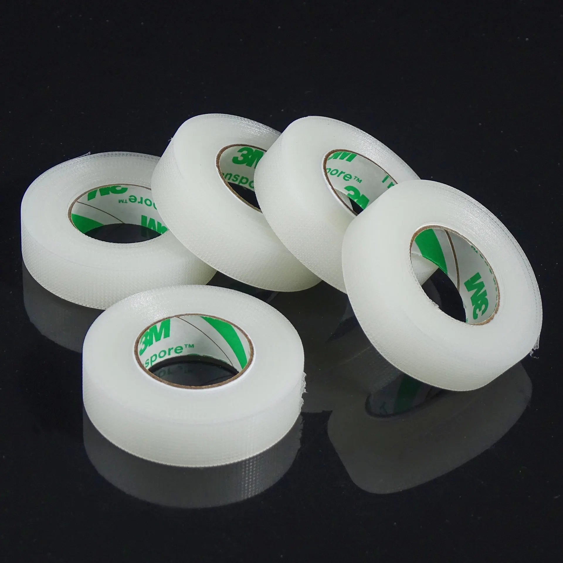 24 Pcs 3 Transpore Tape PE Breathable Tapes for Lash Extension Surgical Paper Tape 1527C-0 1/2" 10yd 9.1m 1.2cm Width Makeup